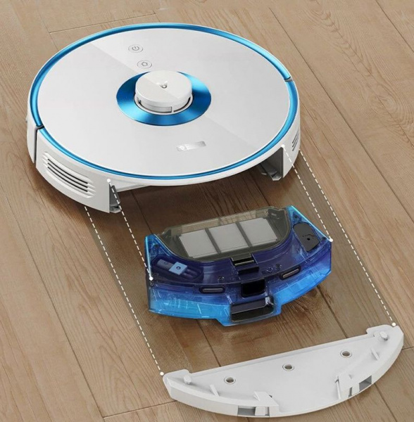 Робот-пылесос Viomi S9 с базой самоочистки, белый фото 3