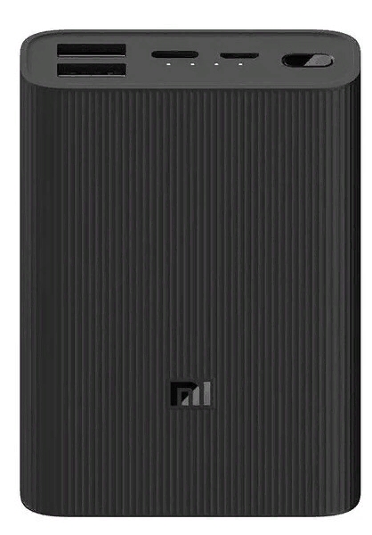 Внешний аккумулятор Xiaomi Mi Power Bank 3 Ultra compact 10000 mAh PB1022ZM (BHR4412GL),  черный фото 1