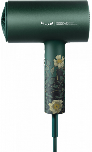 Фен для волос Xiaomi Soocas & Van Gogh Museum Design, зеленый фото 3