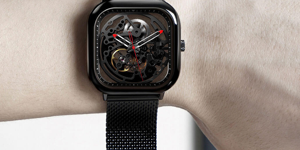 Часы наручные Xiaomi CIGA Design Anti-Seismic Mechanical Watch Wristwatch black фото 3