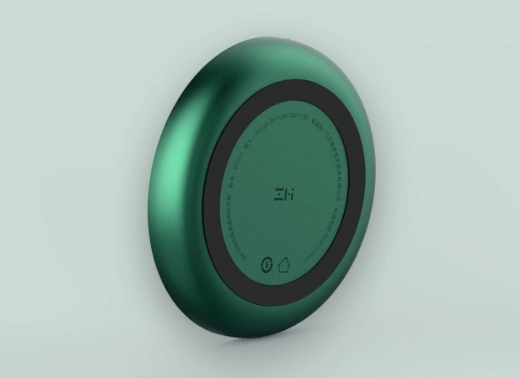 Беспроводное зарядное устройство ZMI WTX11 Black\Green  Wireless Charge Черно-зеленый фото 2