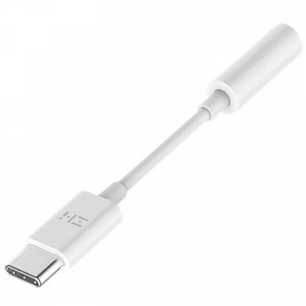 Адаптер ZMI USB-C/Jack 3.5mm (AL71A) белый фото 2