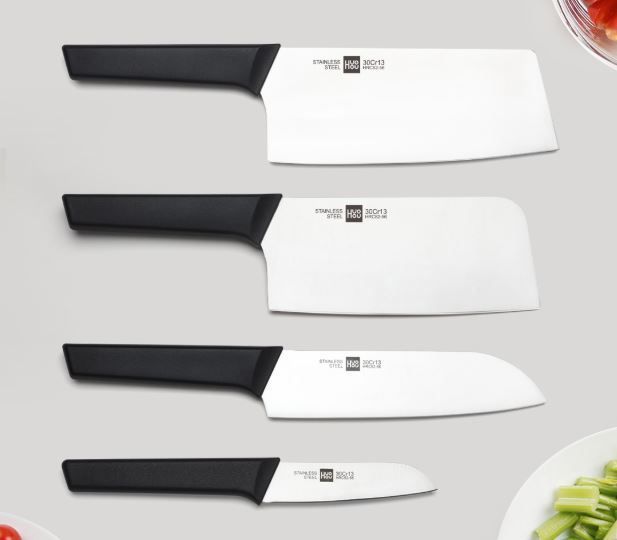 Набор кухонных ножей Huo Hou Fire Kitchen Steel Knife Set с подставкой (6 предметов) фото 2