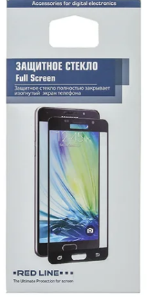 Защитное стекло для Xiaomi Mi Note 10 Lite (3D) Full Screen + Full Glue черный, Redline фото 1