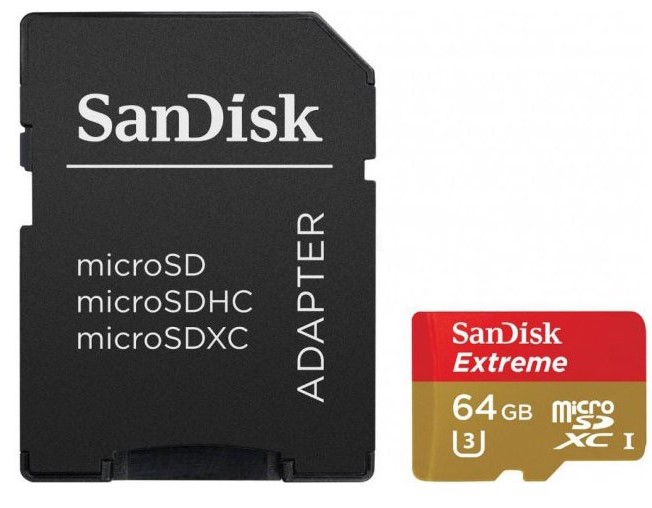 Карта памяти SanDisk Ultra microSDHC 64GB Class 10 UHS-I Android 80Mb/s с адаптером фото 1