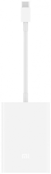 Адаптер-Хаб Xiaomi multi-adapter USB-C/VGA/Gigabit Ethernet белый фото 1