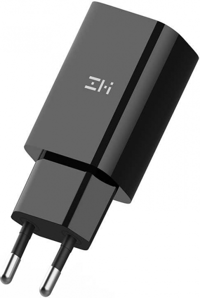 СЗУ адаптер ZMI USB-A 18W QC 3.0  Fast Charge EU (HA612 Black), черный фото 2