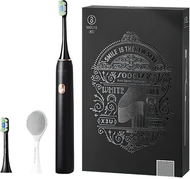 Электрическая зубная щетка Soocas X3U Set (подарочная упаковка), черный фото 1