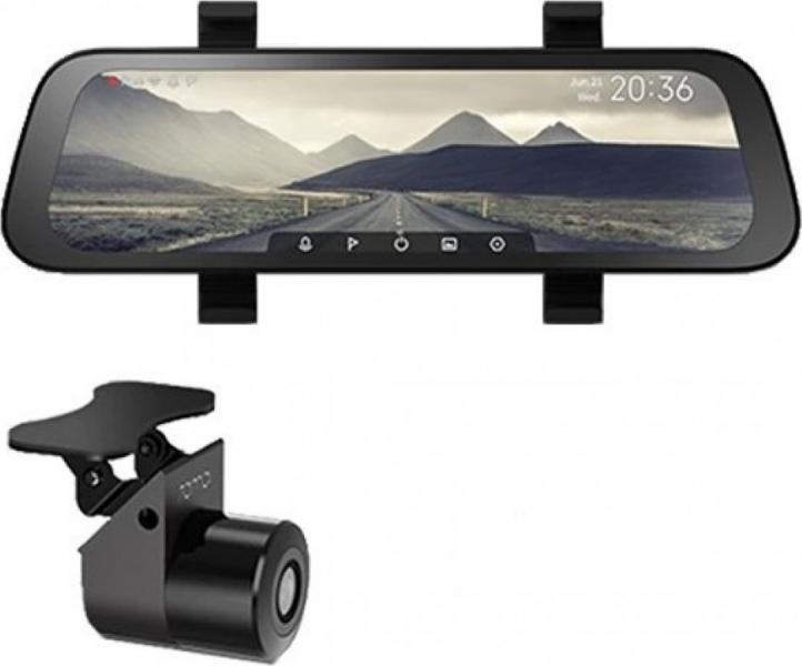 Видеорегистратор 70mai Rearview Dash Cam Wide (Midrive D07) в комплекте с камерой заднего вида Midrive RC04 фото 1