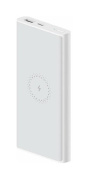 Внешний аккумулятор с поддержкой беспроводной зарядки Xiaomi Mi Wireless Power Bank 10000mAh 10W WPB15PDZM, белый - фото