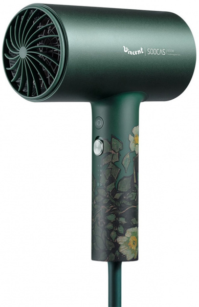 Фен для волос Xiaomi Soocas & Van Gogh Museum Design, зеленый фото 1